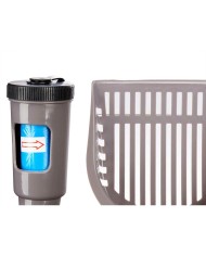 Pala reclaimer Mascow 324 Antracite Plastica 28 x 7 x 12,5 cm Animali Domestici Dispenser per Buste (12 Unità)