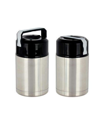 Thermos per Alimenti Kinvara Acero Nero Metallo polipropilene 1 L 11,5 x 19,5 x 11,5 cm Thermos per Alimenti Kinvara Acero Nero Metallo polipropilene 1 L 11,5 x 19,5 x 11,5 cm