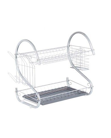 Scolapiatti da Lavandino Kinvara W3816-1050 Grigio 45,5 x 24,5 x 37,5 cm