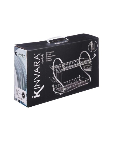 Scolapiatti da Lavandino Kinvara W3816-1050 Bianco 45,5 x 24,5 x 37,5 cm