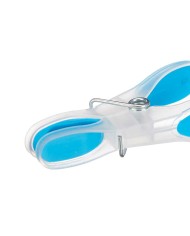 Mollette per Panni Multicolore Silicone Plastica 20 Pezzi Set (24 Unità)