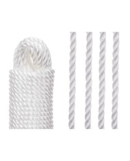 Corda per Stendere Bianco Plastica 20 m (24 Unità) Corda per Stendere Bianco Plastica 20 m (24 Unità)