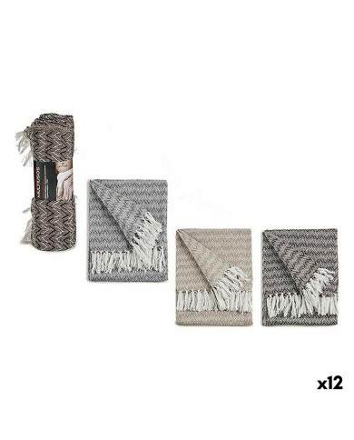 Copridivano ITEM NO.25 PLAIDS Marrone Grigio Naturale 160 x 130 cm Spiga (12 Unità) Copridivano ITEM NO.25 PLAIDS Marrone Grigio Naturale 160 x 130 cm Spiga (12 Unità)