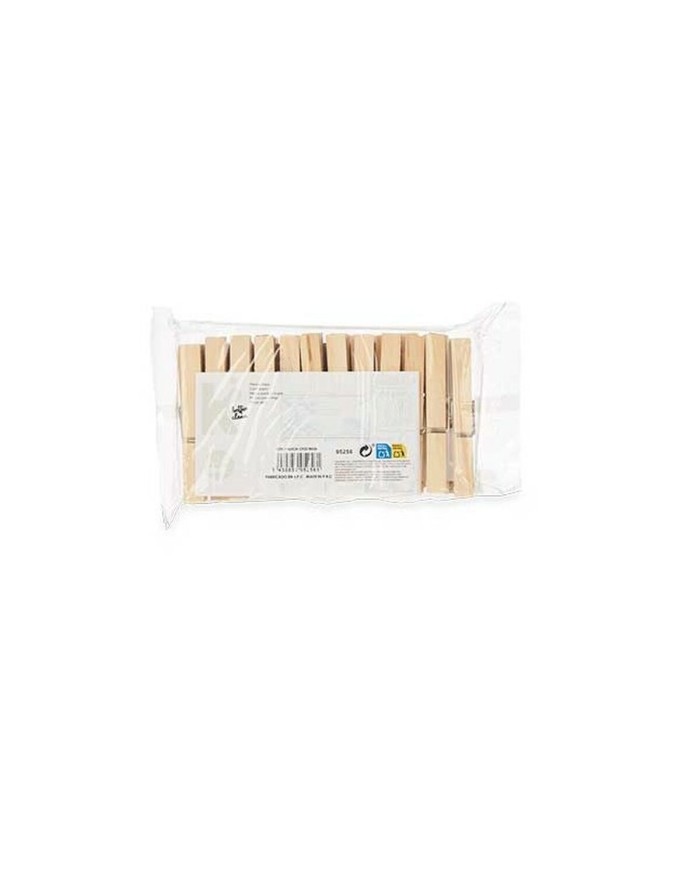 Mollette per Panni Legno 24 Pezzi Set (24 Unità)