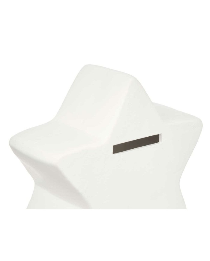 Salvadanaio da Dipingere Pincello 76642 Bianco 12,8 x 12,6 x 8,2 cm Stella (12 Unità)