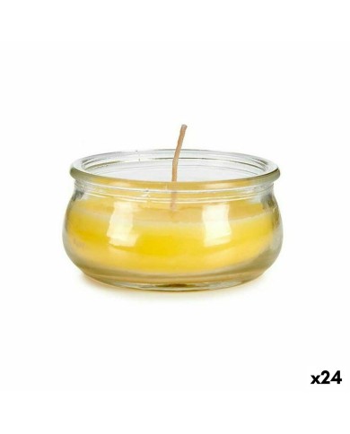 Candela Ibergarden HL-G60CIT Giallo Vetro Cera 7,7 x 4 x 7,7 cm (24 Unità) Candela Ibergarden HL-G60CIT Giallo Vetro Cera 7,7 x 4 x 7,7 cm (24 Unità)