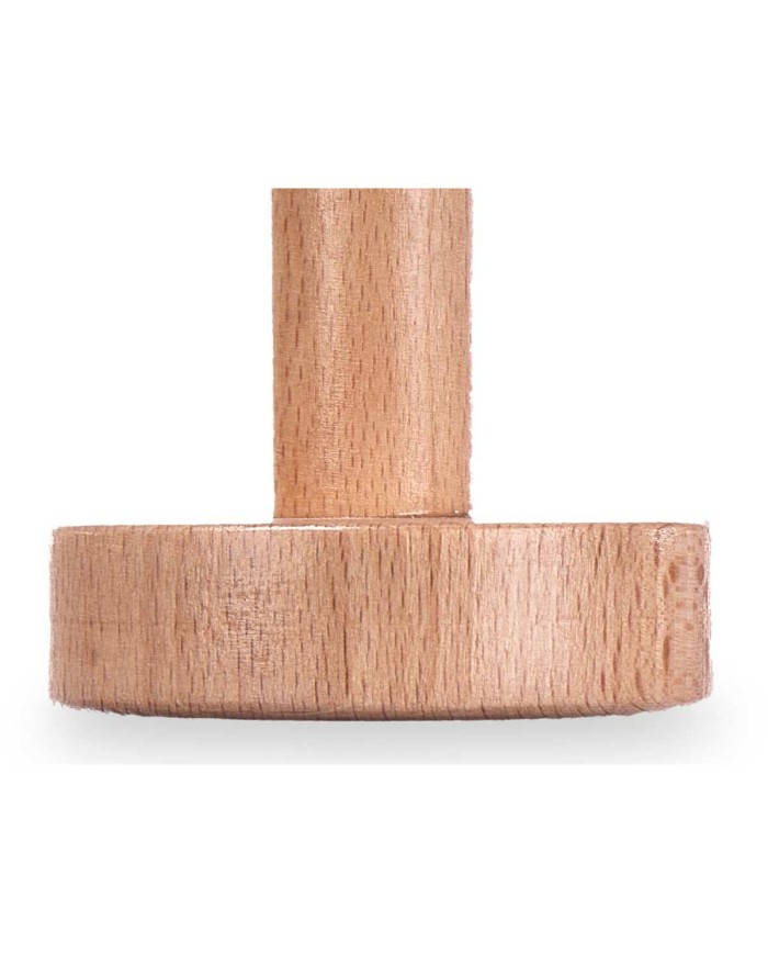 Grucce Marrone Legno Tasti Set 2 Pezzi (6 Unità)