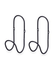 Grucce Nero Metallo Set 2 Pezzi (6 Unità)