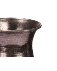 Vaso Argentato Metallo 16 x 42 x 16 cm (4 Unità) Con rilievo Vaso Argentato Metallo 16 x 42 x 16 cm (4 Unità) Con rilievo