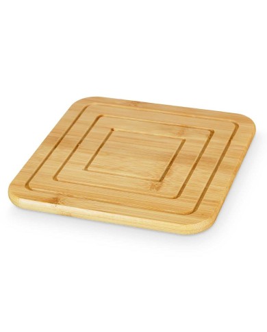 Sottopentola Kinvara 896 Naturale Bambù Quadrato 19 x 1 x 19 cm (24 Unità)