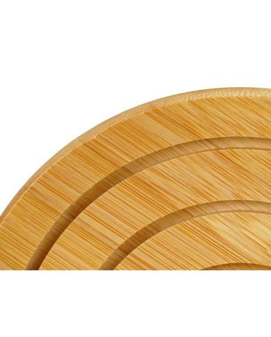 Sottopentola Kinvara 897 Naturale Bambù Rotondo 19 x 1 x 19 cm (24 Unità)