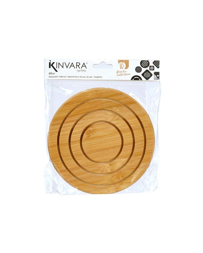 Sottopentola Kinvara 897 Naturale Bambù Rotondo 19 x 1 x 19 cm (24 Unità) Sottopentola Kinvara 897 Naturale Bambù Rotondo 19 x 1 x 19 cm (24 Unità)