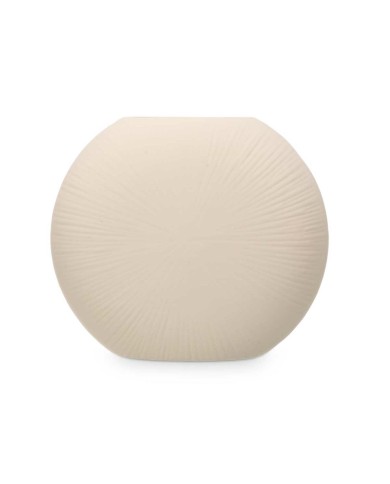 Vaso Beige Ceramica 29 x 26 x 11 cm (4 Unità) Circolare Vaso Beige Ceramica 29 x 26 x 11 cm (4 Unità) Circolare