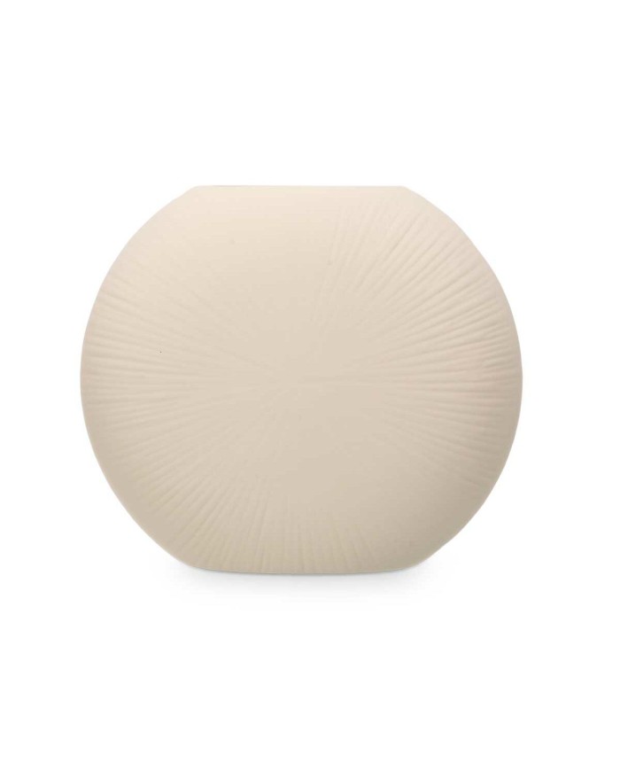 Vaso Beige Ceramica 29 x 26 x 11 cm (4 Unità) Circolare