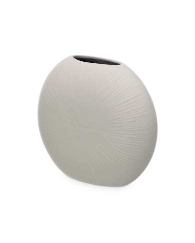 Vaso Grigio Ceramica 29 x 26 x 11 cm (4 Unità) Circolare Vaso Grigio Ceramica 29 x 26 x 11 cm (4 Unità) Circolare