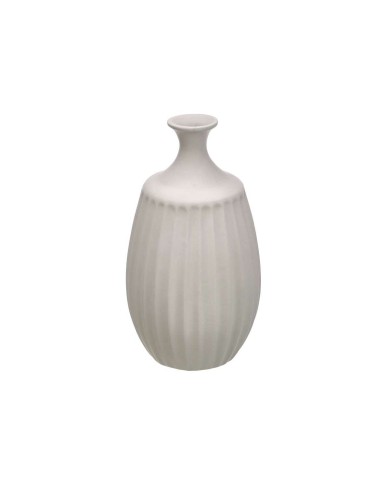 Vaso Grigio Ceramica 27 x 48 x 27 cm Vaso Grigio Ceramica 27 x 48 x 27 cm