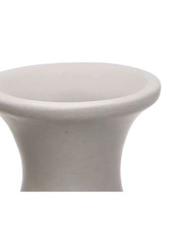 Vaso Grigio Ceramica 27 x 48 x 27 cm Vaso Grigio Ceramica 27 x 48 x 27 cm
