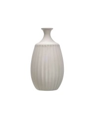 Vaso Grigio Ceramica 27 x 48 x 27 cm Vaso Grigio Ceramica 27 x 48 x 27 cm