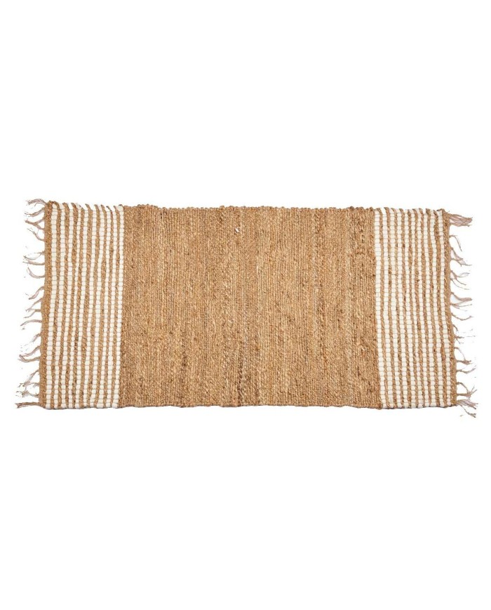 Tappeto Nero Naturale Righe 70 x 1 x 140 cm (8 Unità)