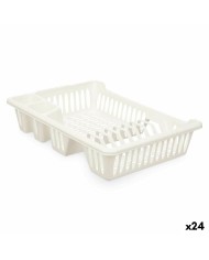 Scolapiatti da Lavandino Kinvara YMA04 1098 01 Bianco 40 x 8 x 29,5 cm (24 Unità)