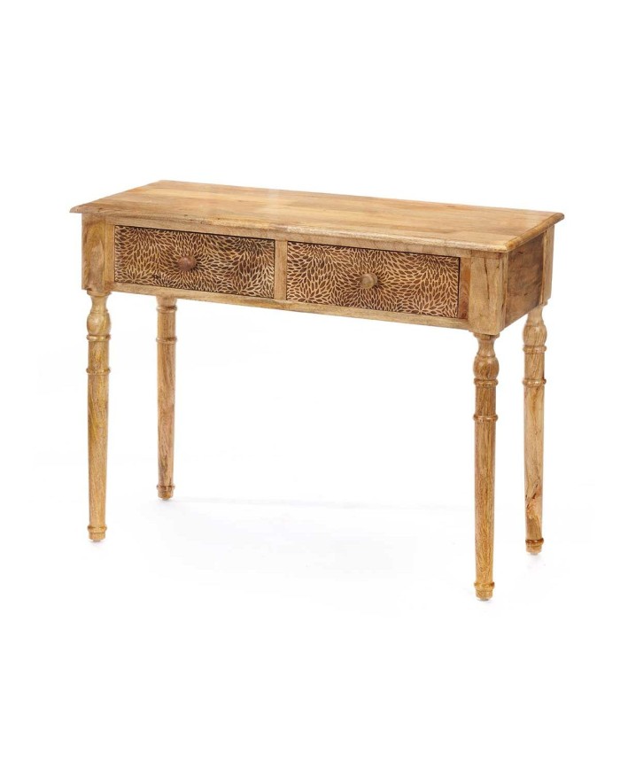 Ingresso con 2 Cassetti Gift Decor 39 Marrone 98 x 77 x 42 cm Fogli