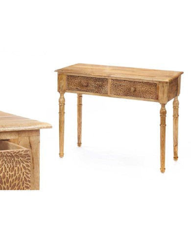 Ingresso con 2 Cassetti Gift Decor 39 Marrone 98 x 77 x 42 cm Fogli