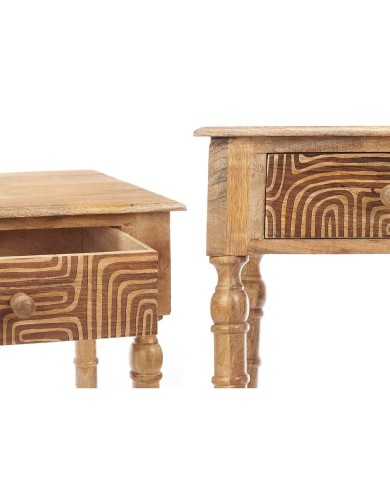 Ingresso con 2 Cassetti Gift Decor 40 Marrone 98 x 77 x 42 cm Curva Ingresso con 2 Cassetti Gift Decor 40 Marrone 98 x 77 x 42 cm Curva