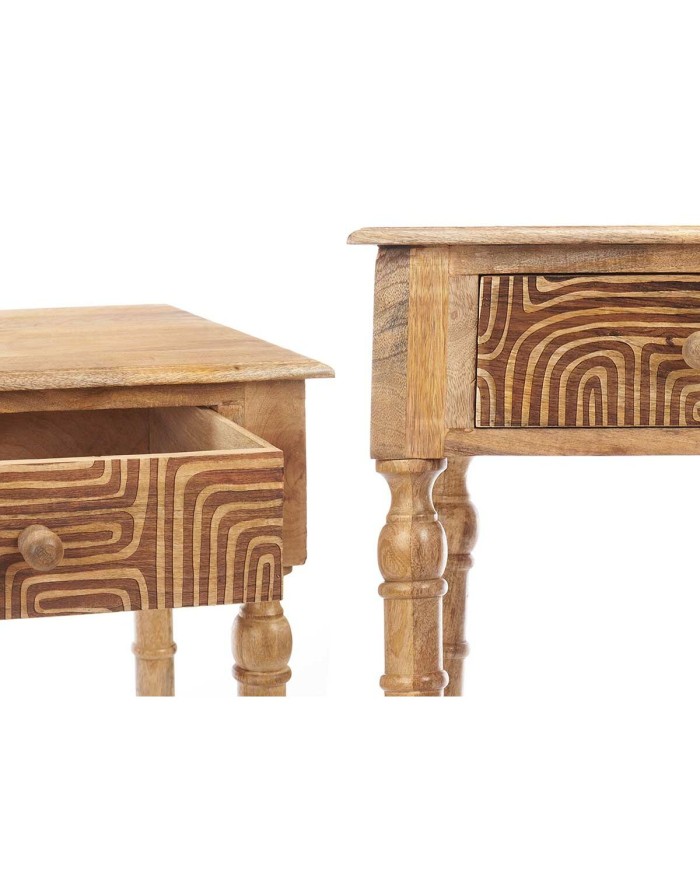 Ingresso con 2 Cassetti Gift Decor 40 Marrone 98 x 77 x 42 cm Curva Ingresso con 2 Cassetti Gift Decor 40 Marrone 98 x 77 x 42 cm Curva