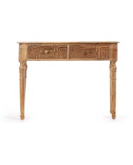 Ingresso con 2 Cassetti Gift Decor 40 Marrone 98 x 77 x 42 cm Curva Ingresso con 2 Cassetti Gift Decor 40 Marrone 98 x 77 x 42 cm Curva