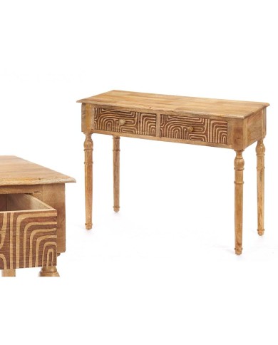 Ingresso con 2 Cassetti Gift Decor 40 Marrone 98 x 77 x 42 cm Curva