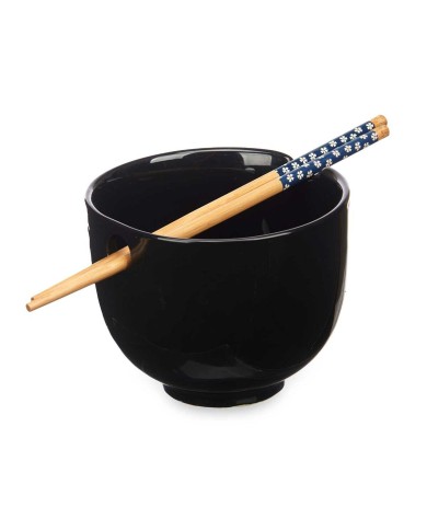 Ciotola Kinvara B10067A-N Nero Bambù 24 x 10,7 x 13,3 cm Bacchette asiatico/oriental (12 Unità) Ciotola Kinvara B10067A-N Nero Bambù 24 x 10,7 x 13,3 cm Bacchette asiatico/oriental (12 Unità)