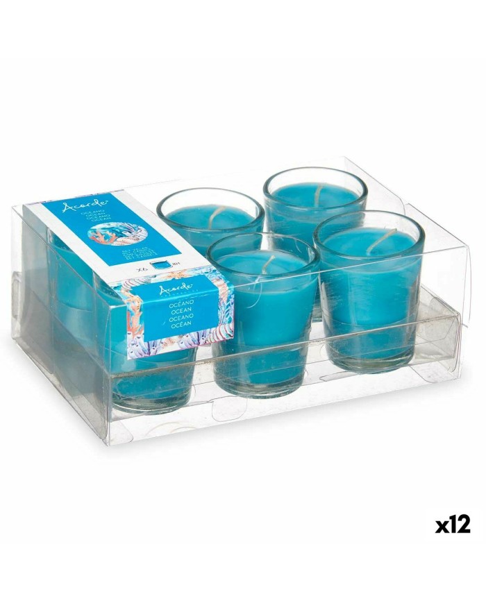 Set di Candele Profumate Acorde 48-E-AR Oceano Bicchiere (12 Unità) Set di Candele Profumate Acorde 48-E-AR Oceano Bicchiere (12 Unità)