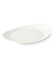 Piatto da pranzo Vivalto LYBP-120 Bianco Vetro opalino 30,5 x 3 x 26 cm (18 Unità)