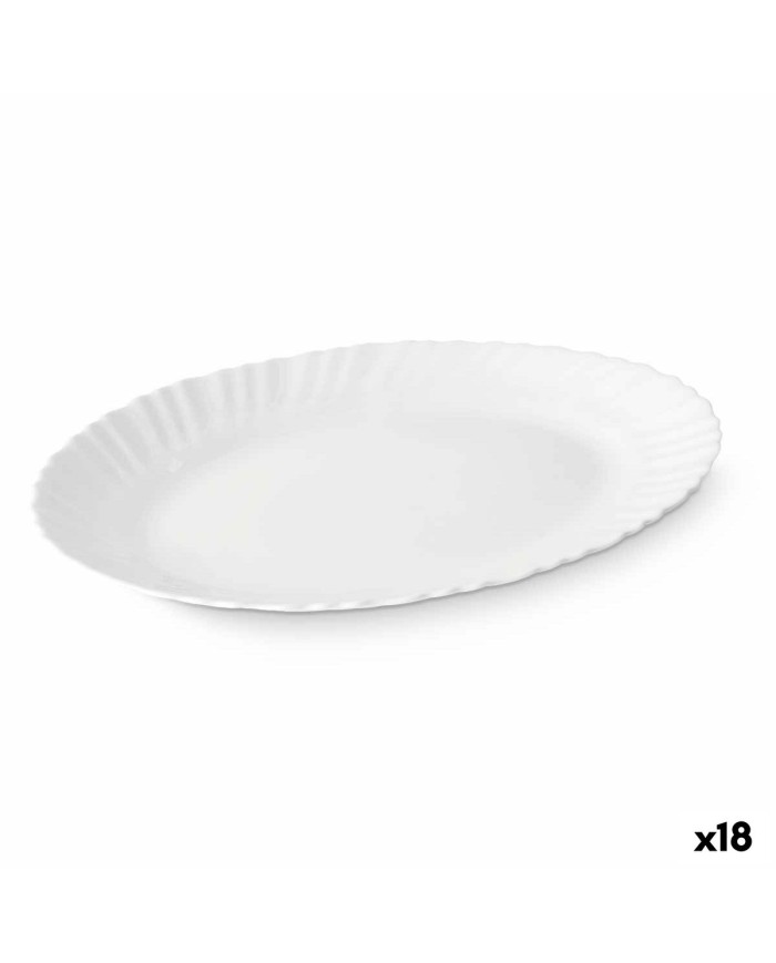 Teglia da Cucina Vivalto LXYP-135 Bianco Vetro opalino 34 x 2,5 x 25 cm (18 Unità) Teglia da Cucina Vivalto LXYP-135 Bianco Vetro opalino 34 x 2,5 x 25 cm (18 Unità)