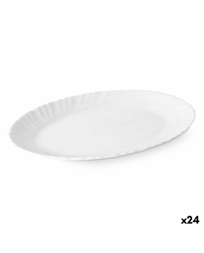 Teglia da Cucina Vivalto LXYP-120 Bianco Vetro opalino 30,5 x 2,5 x 23,5 cm (24 Unità) Teglia da Cucina Vivalto LXYP-120 Bianco Vetro opalino 30,5 x 2,5 x 23,5 cm (24 Unità)