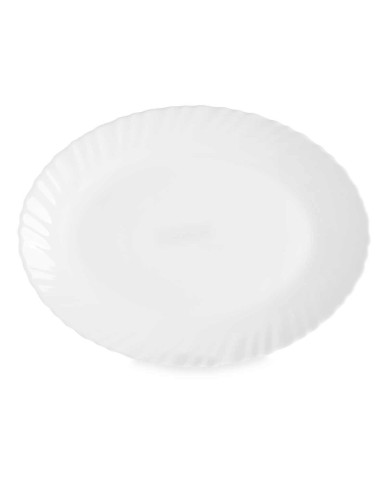Teglia da Cucina Vivalto LXYP-120 Bianco Vetro opalino 30,5 x 2,5 x 23,5 cm (24 Unità)