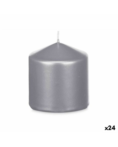 Candela Acorde 92533 Argentato 7 x 7,5 x 7 cm (24 Unità)