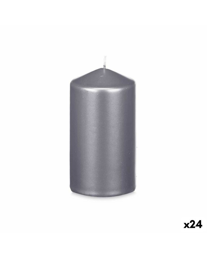 Candela Acorde 92537 Argentato 7 x 13 x 7 cm (24 Unità) Candela Acorde 92537 Argentato 7 x 13 x 7 cm (24 Unità)