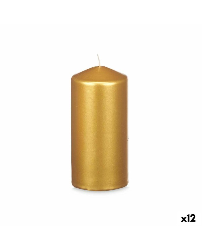 Candela Acorde 92538 Dorato 7 x 15,5 x 7 cm (12 Unità) Candela Acorde 92538 Dorato 7 x 15,5 x 7 cm (12 Unità)