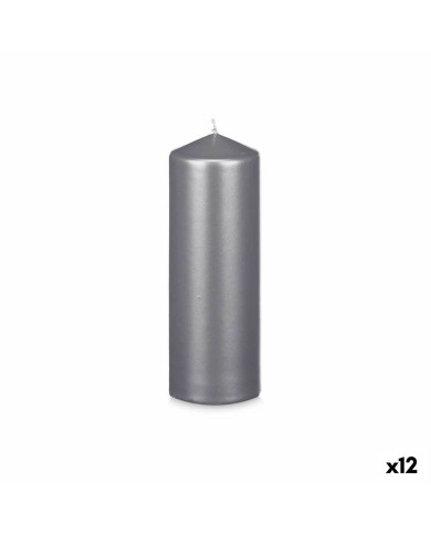 Candela Acorde 92541 Argentato 7 x 20 x 7 cm (12 Unità)