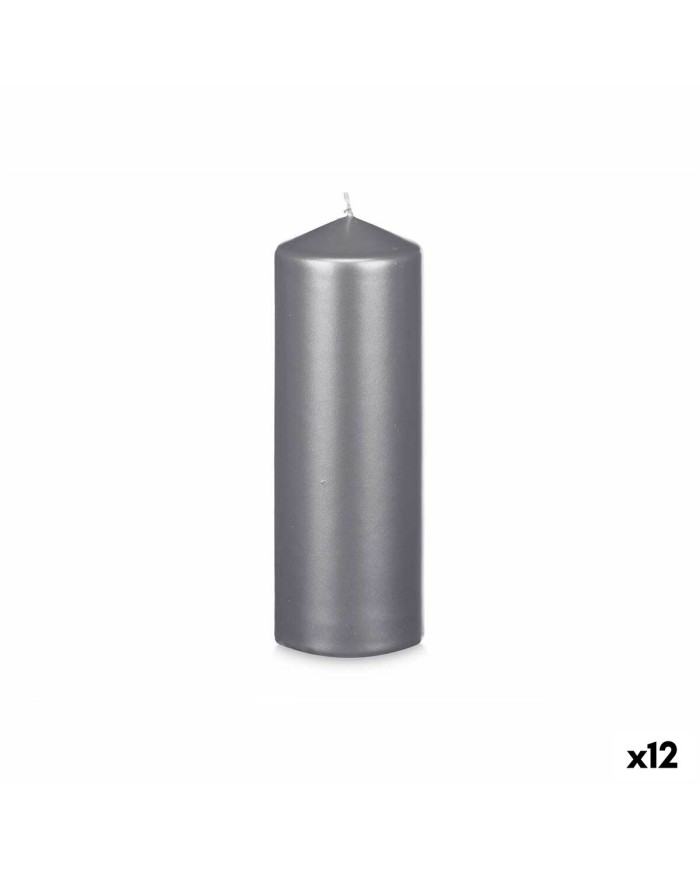 Candela Acorde 92541 Argentato 7 x 20 x 7 cm (12 Unità) Candela Acorde 92541 Argentato 7 x 20 x 7 cm (12 Unità)