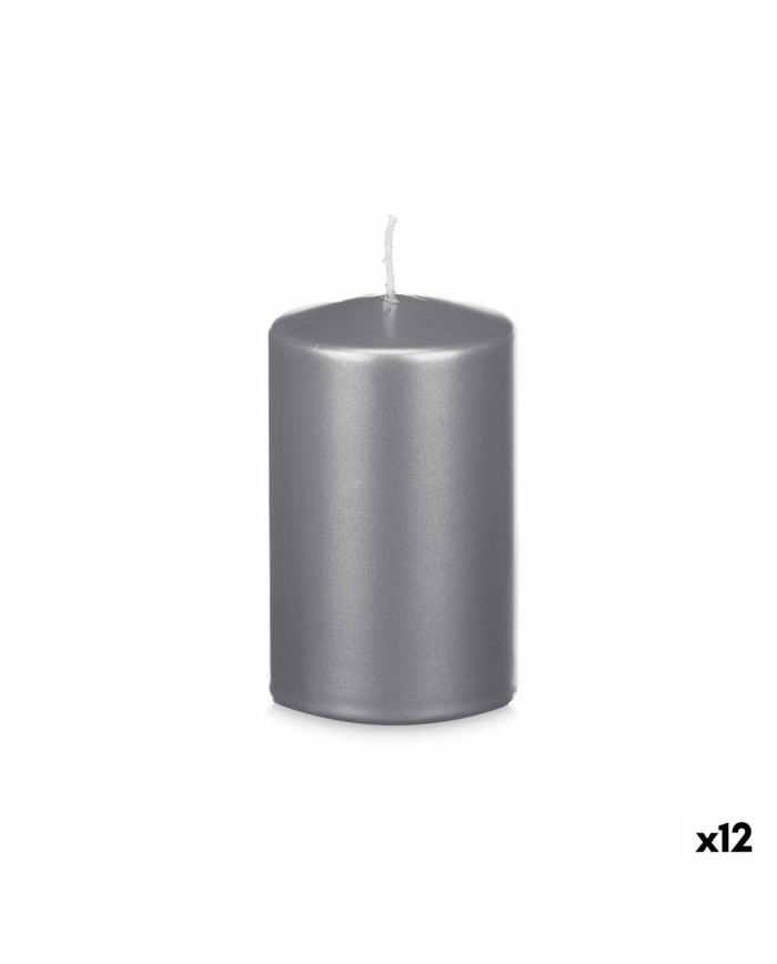 Candela Acorde 92545 Argentato 9 x 15 x 9 cm (12 Unità) Candela Acorde 92545 Argentato 9 x 15 x 9 cm (12 Unità)