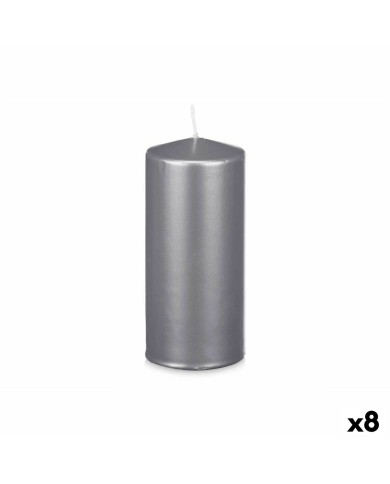 Candela Acorde 92547 Argentato 9 x 20 x 9 cm (8 Unità)