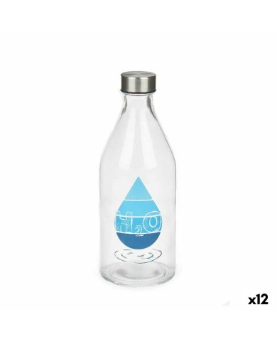 Bottiglia H2O Vetro 1 L (12 Unità) Bottiglia H2O Vetro 1 L (12 Unità)