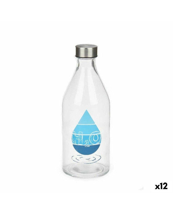 Bottiglia H2O Vetro 1 L (12 Unità)