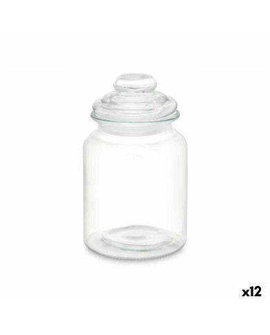 Vaso Vivalto CW-P00712-2/TH6 Trasparente 900 ml Con coperchio (12 Unità) Vaso Vivalto CW-P00712-2/TH6 Trasparente 900 ml Con coperchio (12 Unità)