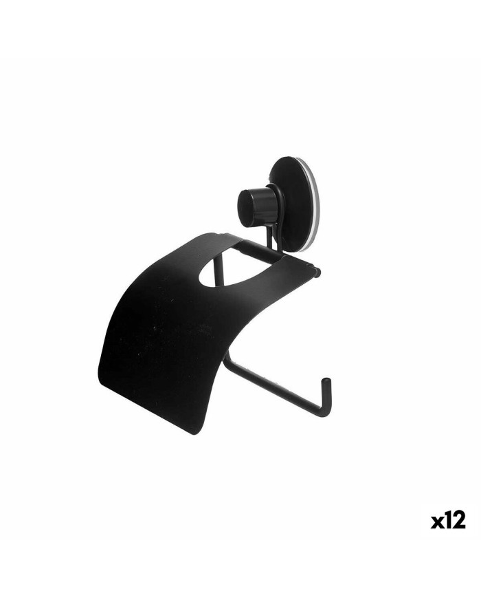 Portarotolo di Carta Igienica Berilo W3100-13P Nero Acciaio ABS 13,5 x 12 x 3 cm (12 Unità) Portarotolo di Carta Igienica Berilo W3100-13P Nero Acciaio ABS 13,5 x 12 x 3 cm (12 Unità)