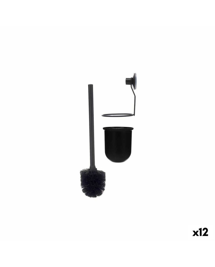 Scopino per il Bagno Berilo CN-W3100-15 Nero Acciaio ABS 10 x 36 x 10 cm (12 Unità) Scopino per il Bagno Berilo CN-W3100-15 Nero Acciaio ABS 10 x 36 x 10 cm (12 Unità)