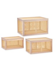 Set di Bauli Legno di paulownia 3 Pezzi