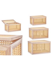 Set di Bauli Legno di paulownia 3 Pezzi